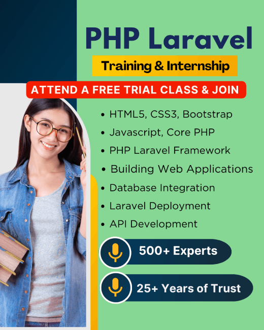 Php Laravel Training in Al Rayyan