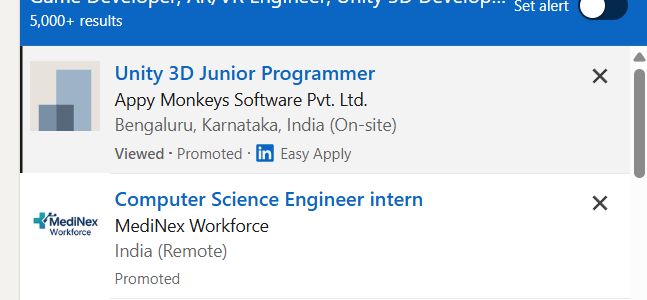 AR/VR Development (Unity) internship jobs in Al Rayyan
