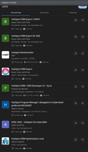 HubSpot CRM internship jobs in Dukhan
