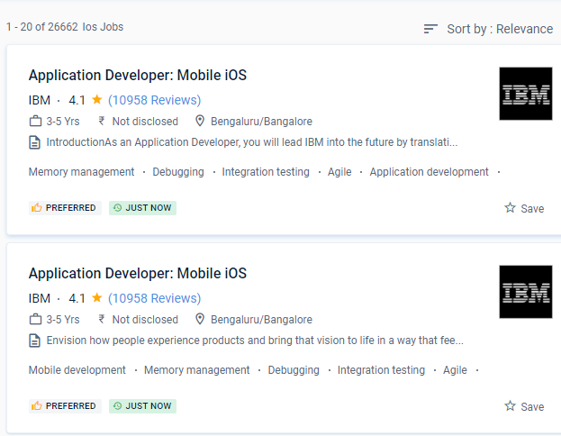 iOS internship jobs in Mesaieed