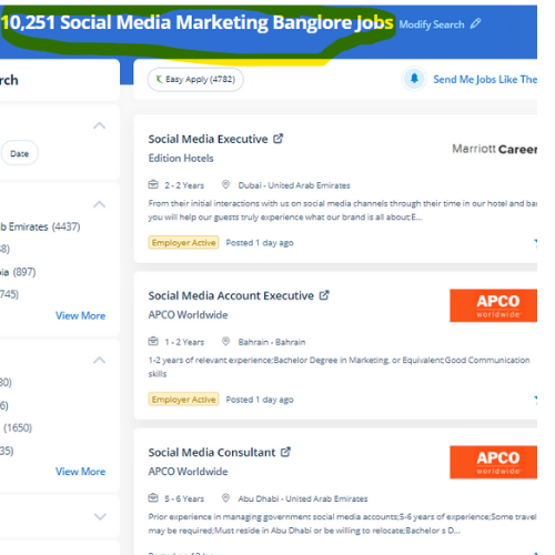Social Media Marketing internship jobs in Zubarah